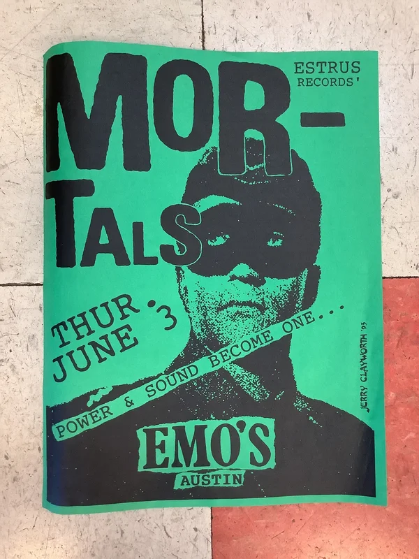 Mortals at Emo's - 1993 (Poster)