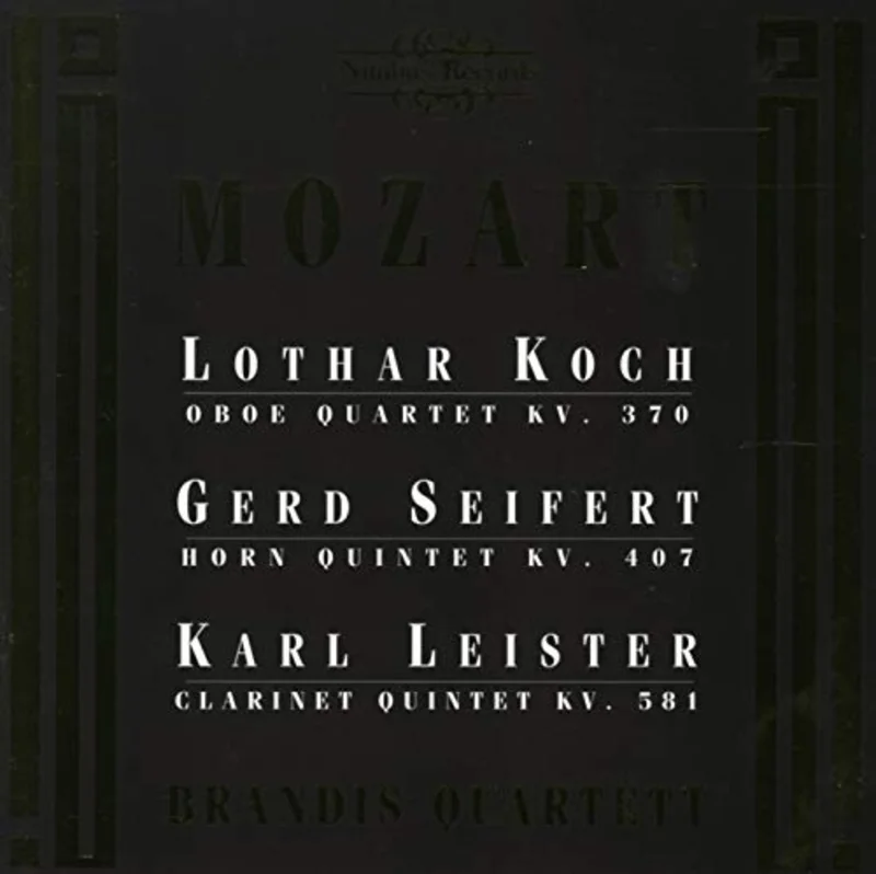 Mozart / Koch / Seifert / Leis - Wolfgang Amadeus Mozart: Oboe Quartet, Horn Quintet, Clarinet Quintet [CD]