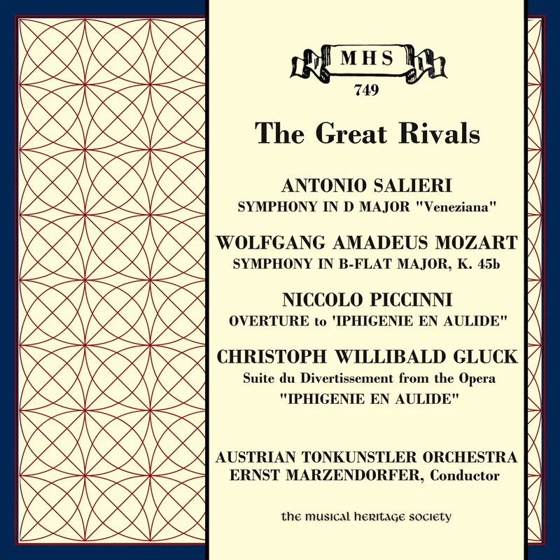 MOZART & SALIERI: THE GREAT RIVALS - ERNST MARZENDORFER, AUSTRIAN TONKUNSTLER ORCHESTRA
