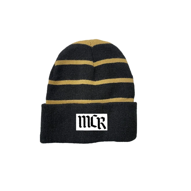 MY CHEMICAL ROMANCE - LOGO STRIPE HAT Black