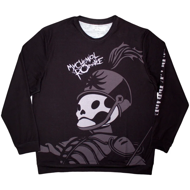 My Chemical Romance Unisex Long Sleeve T-Shirt: Pepe Sleeve Print