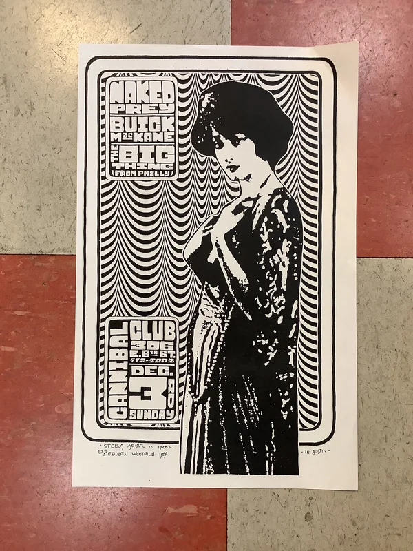 Naked Prey at Cannibal Club - 1989 (Poster)