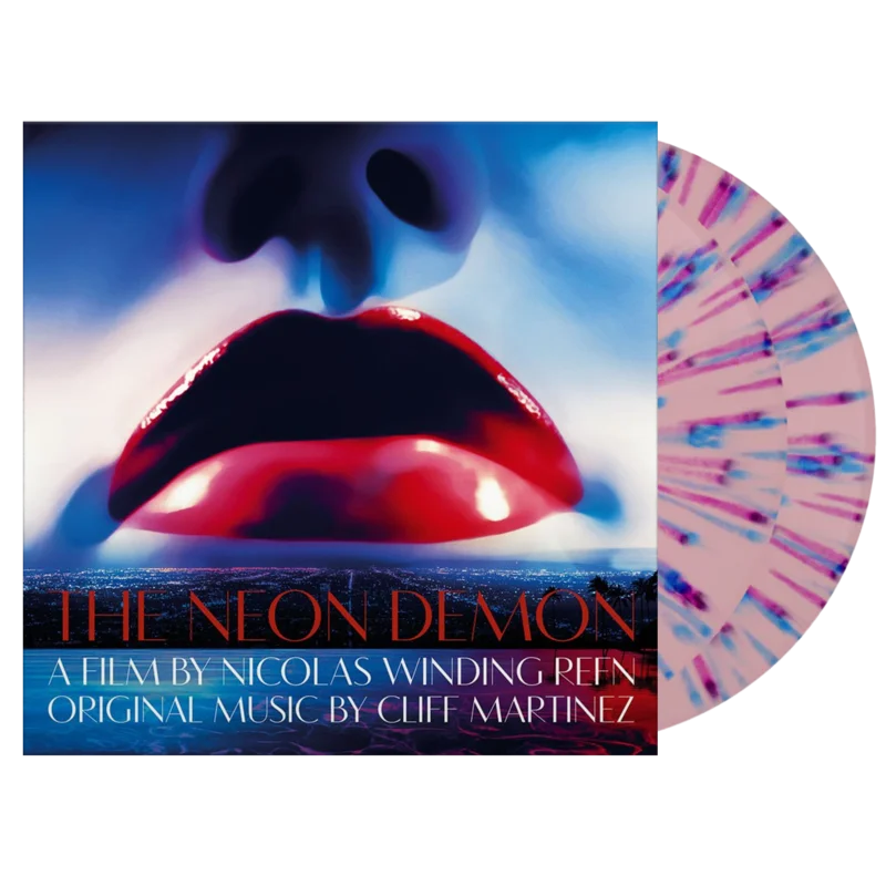 Neon Demon (Pink with Blue and Purple splatter) - Vinyl Soundtrack