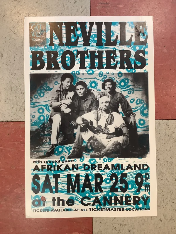 Neville Brothers at The Cannery (Poster)