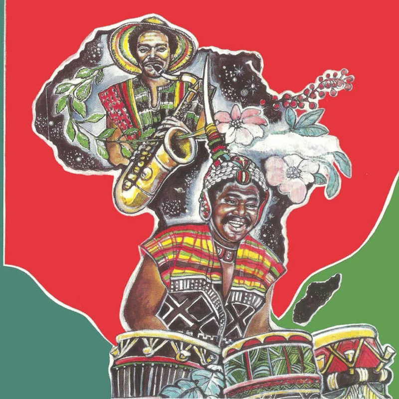Okyerema Asante featuring Plunky - Drum Message 2LP
