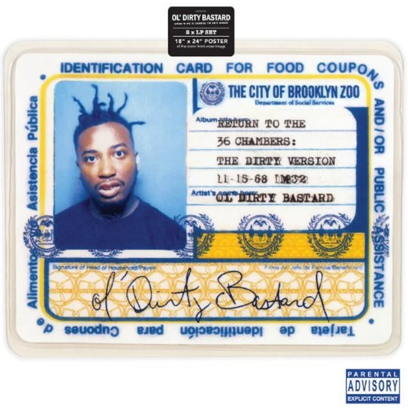 Ol' Dirty Bastard - Return to the 36 Chambers: The Dirty Version 2LP