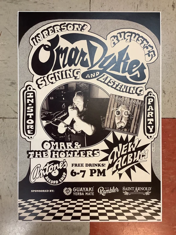 Omar Dykes In-Store - 2023 (Poster)