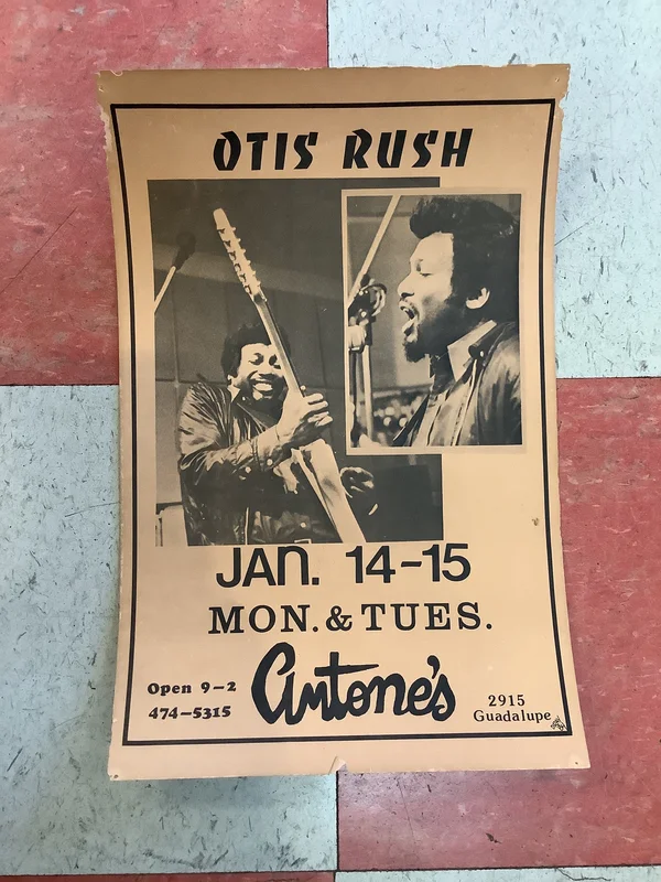 Otis Rush at Antone's - 1984 (Poster)