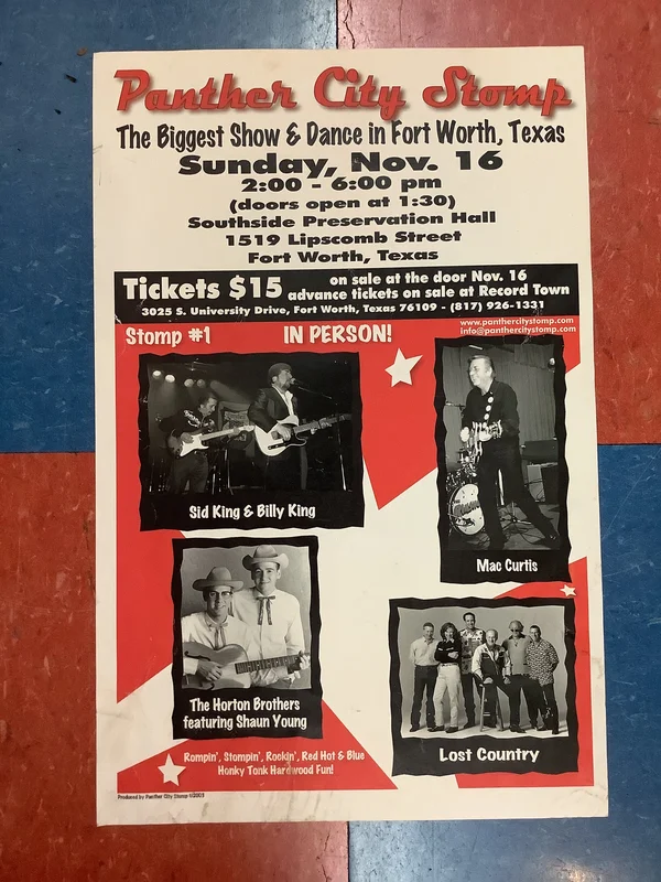 Panther City Stomp - 2003 (Poster)
