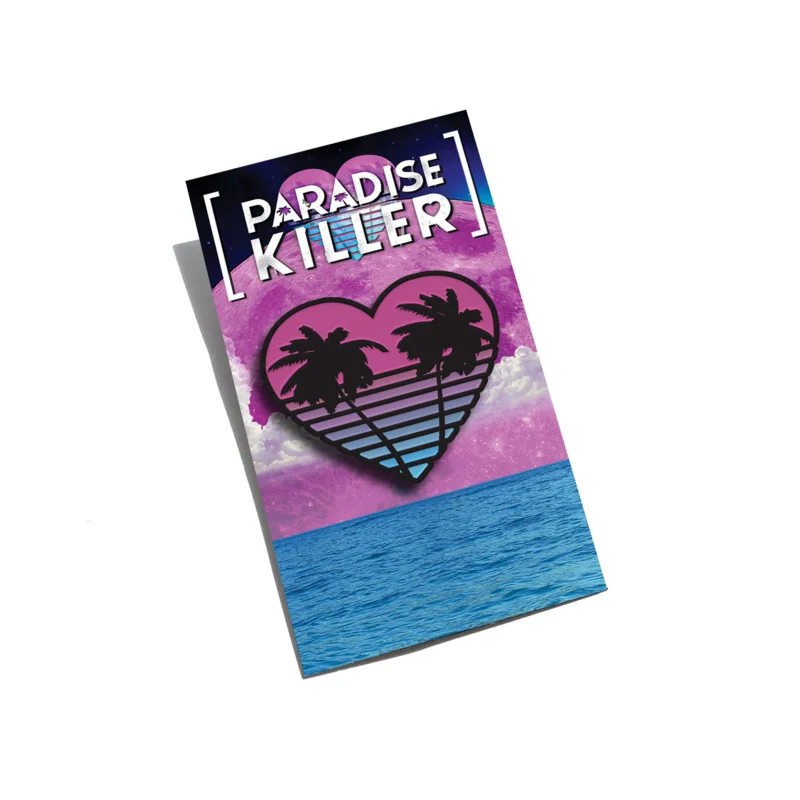 Paradise Killer PK Heart Soft Enamel Pin