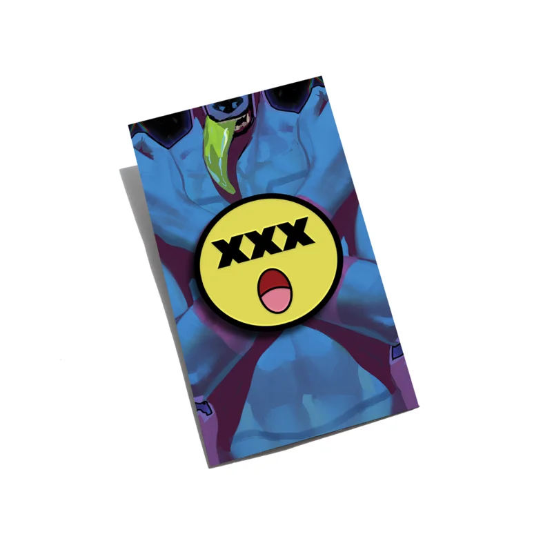 Paradise Killer Shinji Emoji Soft Enamel Pin