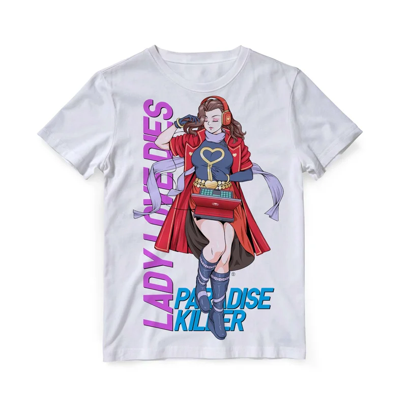 Paradise Killer  T-Shirt  Lady Love Dies [White]