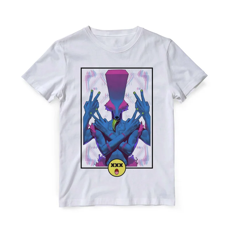 Paradise Killer  T-Shirt  Shinji [White]
