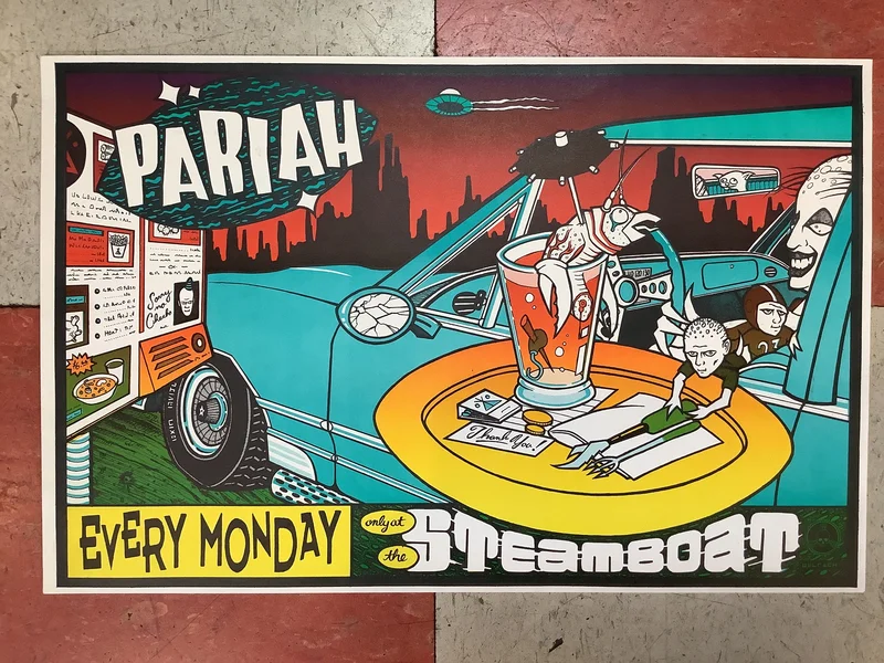Pariah at The Steamboat (Poster)