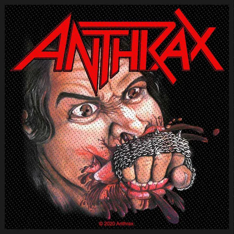 Patches: Anthrax Standard Patch: Fistful Of Metal (officially licensed)