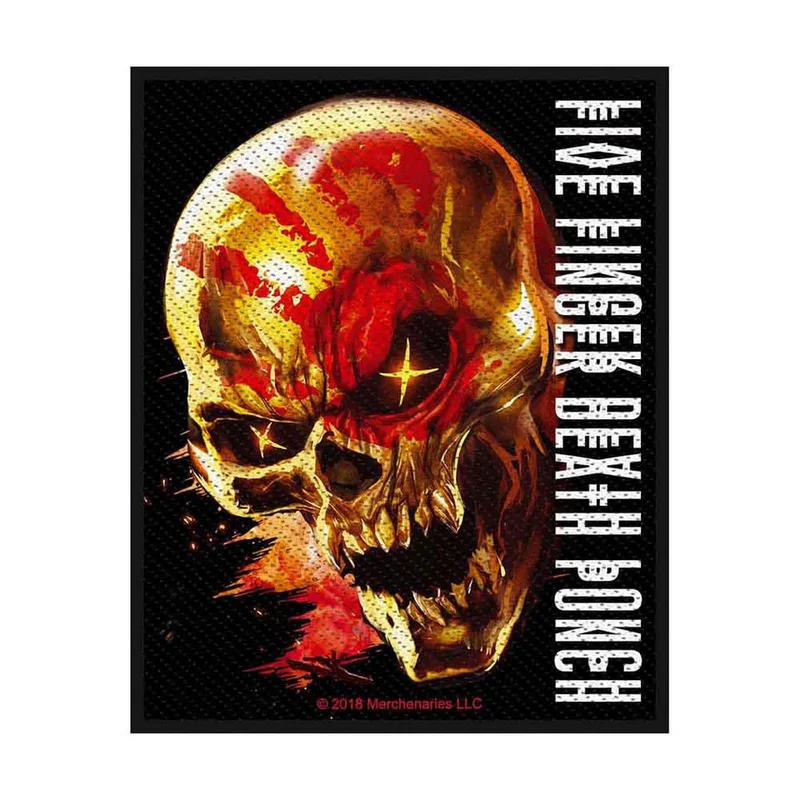 Patches: Five Finger Death Punch Standard Patch: And Justice For None (officially licensed)