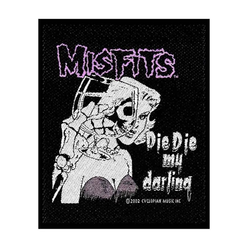 Patches: Misfits Standard Patch: Die Die My Darling (officially licensed)