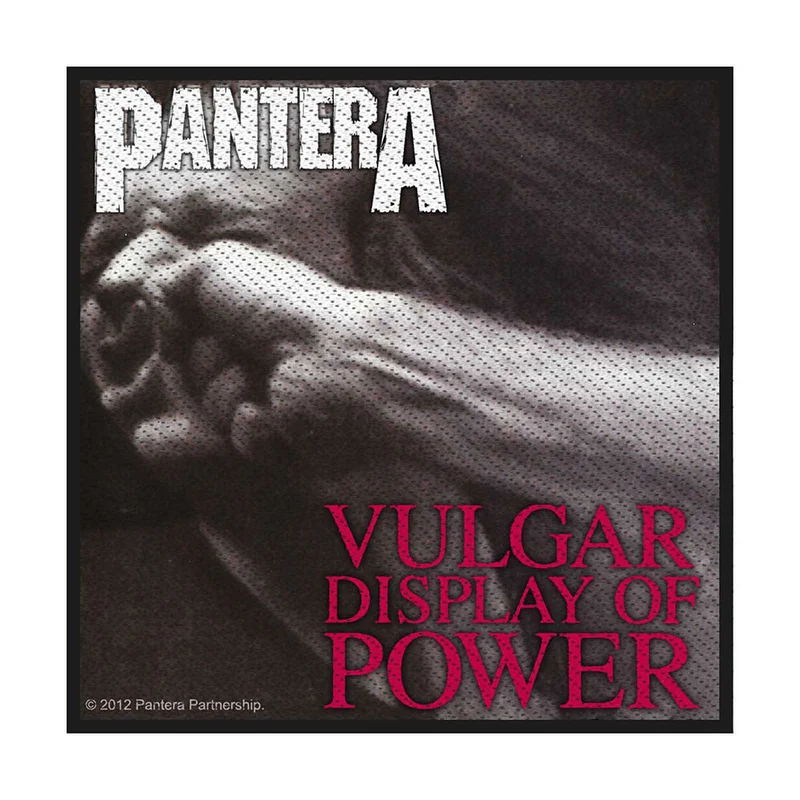 Patches: Pantera-Vulgar Display of Power (officially licensed)