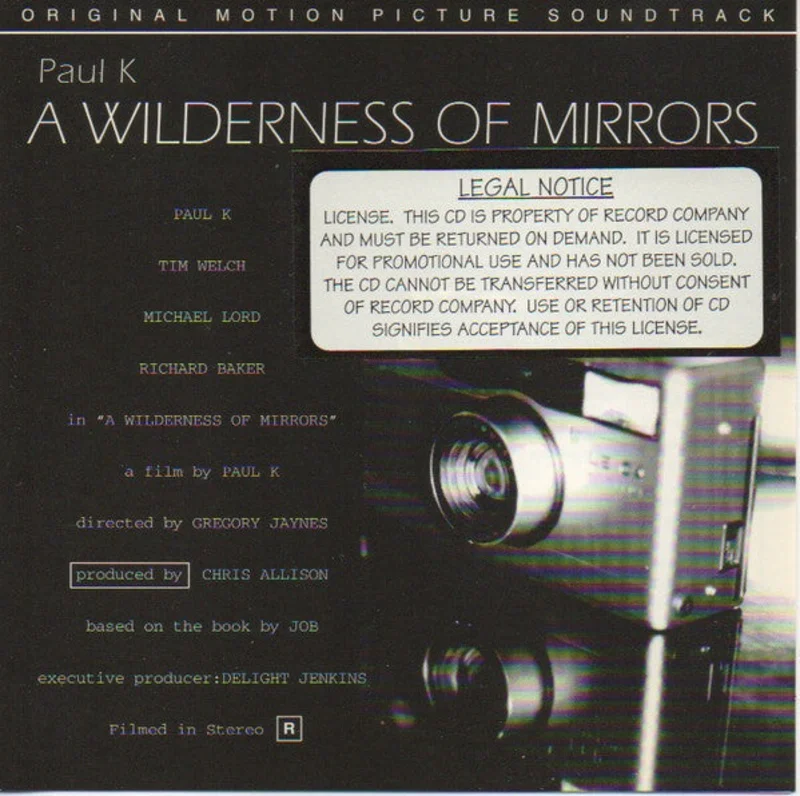 Paul K* - A Wilderness Of Mirrors - Original Motion Picture Soundtrack (CD)