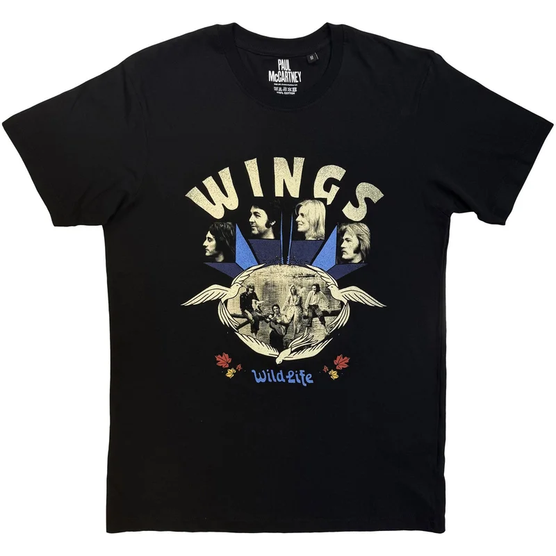 Paul McCartney Unisex T-Shirt: Wildlife Black