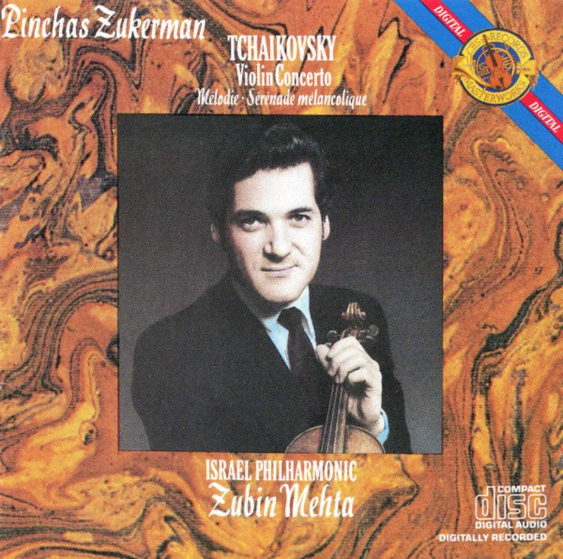 Pinchas Zukerman, Pyotr Ilyich Tchaikovsky, Israel Philharmonic Orchestra, Zubin Mehta - Violin Concerto Mlodie Srnade mlancolique (CD)