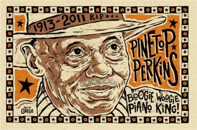 Pinetop Perkins - Mojohand Poster
