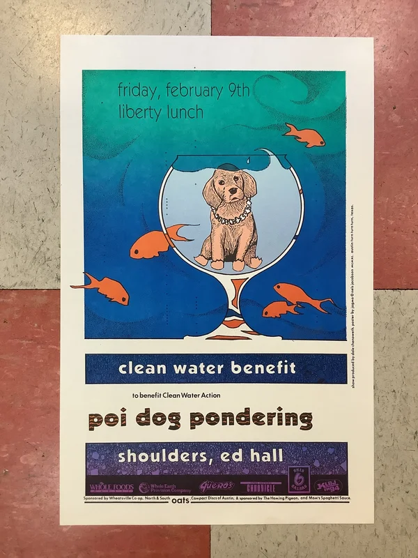 Poi Dog Pondering at Liberty Lunch - 1990 (Poster)