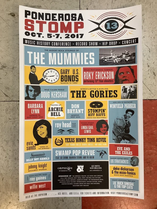 Ponderosa Stomp - 2017 (Poster)