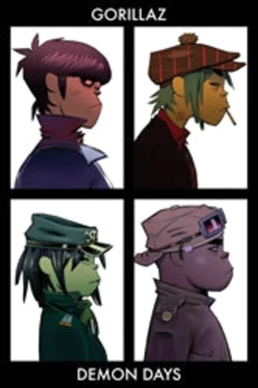 Poster: Gorillaz-Demon Days