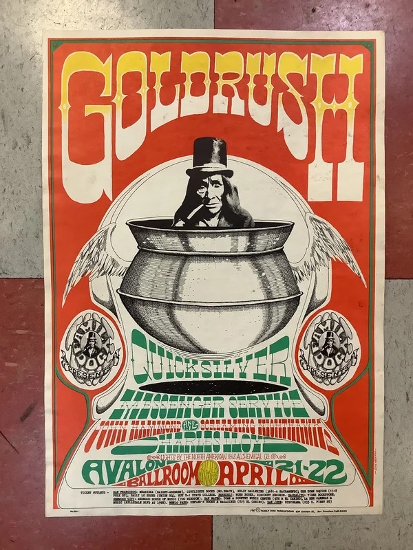 Quicksilver Messenger Service at Avalon Ballroom - 1967 (Poster)