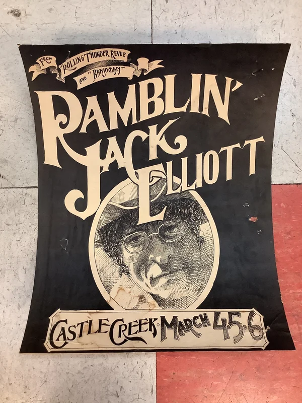 Ramblin' Jack Elliott at Castle Creek (Poster)