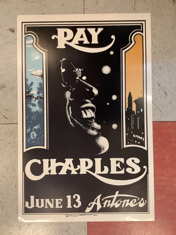 Ray Charles at Antone's - 1980 (Poster)