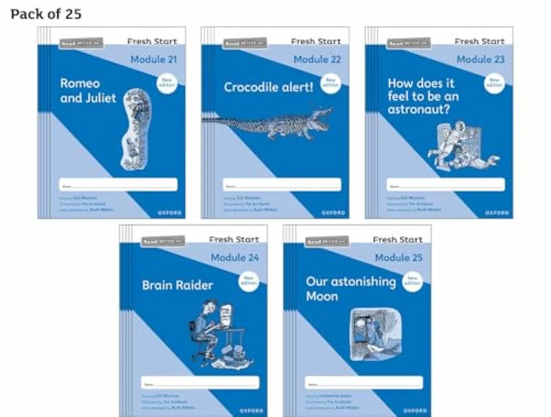 Read Write Inc. Fresh Start: 2024 Modules 21-25 - Pack of 25