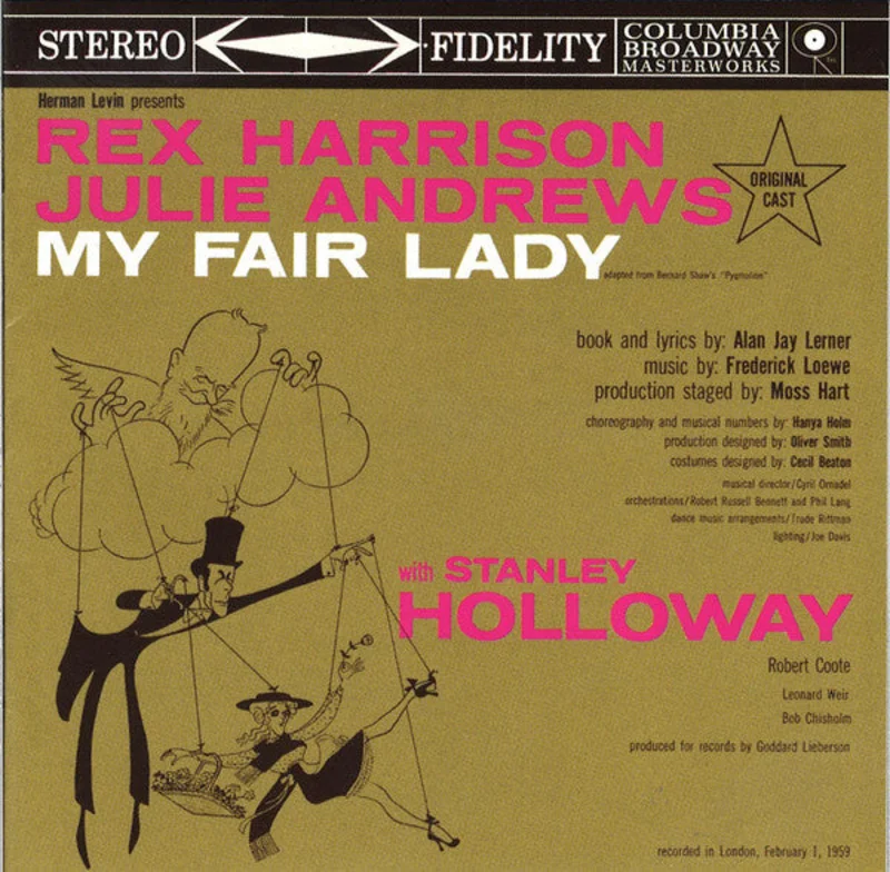Rex Harrison, Julie Andrews With Stanley Holloway - My Fair Lady (Original London Cast Recording) (CD)