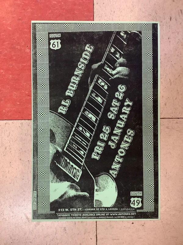 RL Burnside at Antone's - 2002 (Poster)
