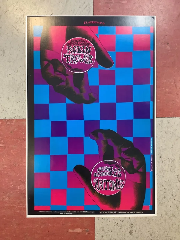 Robin Trower at Antone's Nightclub - 2001 (Poster)