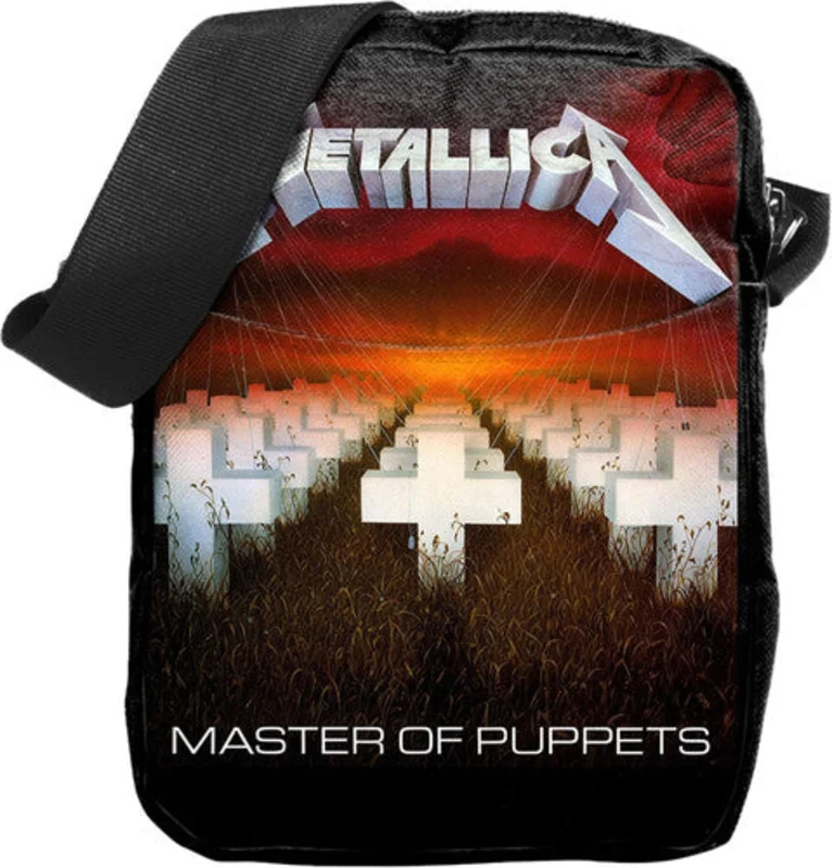 Rocksax - Metallica - Master Of Puppets - Crossbody Bag With Stash Pockets (Black)
