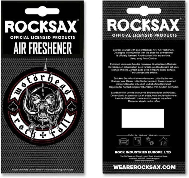 Rocksax - Motorhead - Rock + Roll - Air Freshener