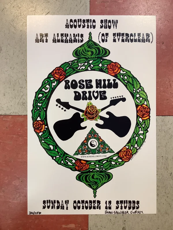 Rose Hill Drive at Stubb's - 2003 (Poster)