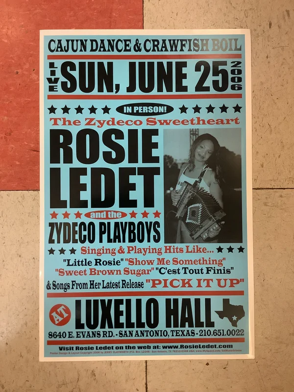 Rosie Ledet at Luxello Hall - 2006 (Poster)
