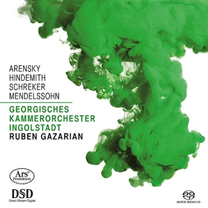 Ruben Gazarian/georgisches Ko - Works for Chamber Orchestra by Arensky, Hindemith, Schreker & Mendelssohn [CD]