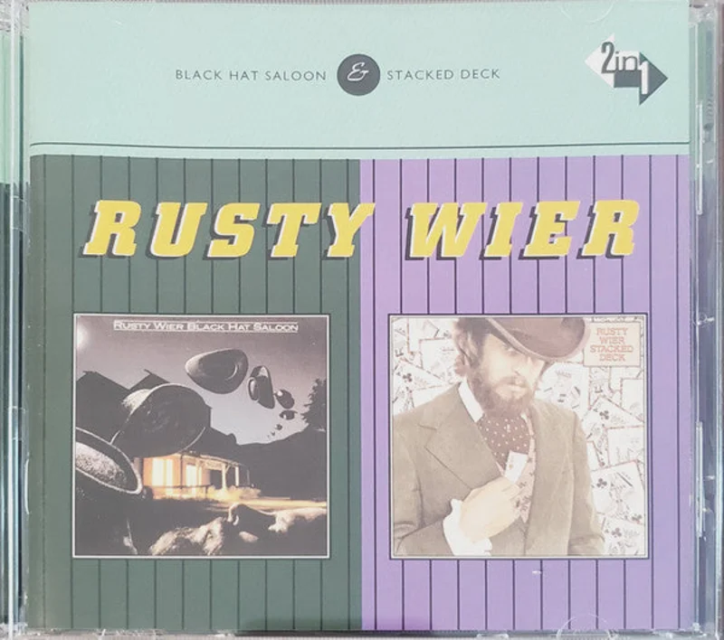 Rusty Wier - Black Hat Saloon / Stacked Deck (CD)