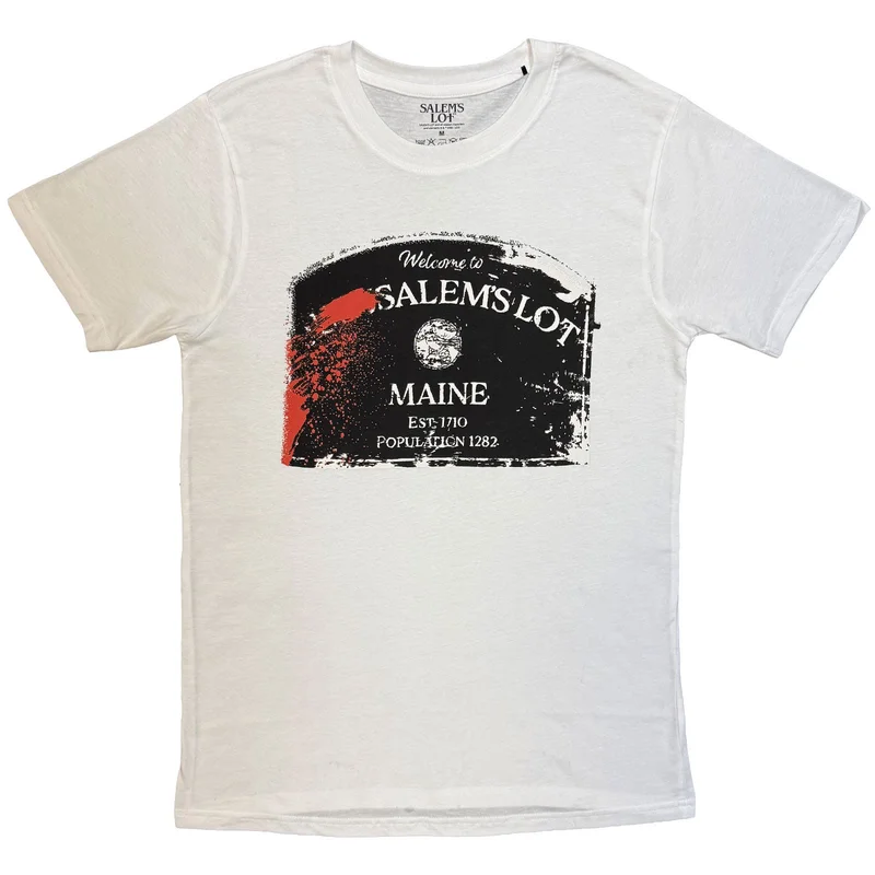 Salems Lot Unisex T-Shirt: Welcome... White
