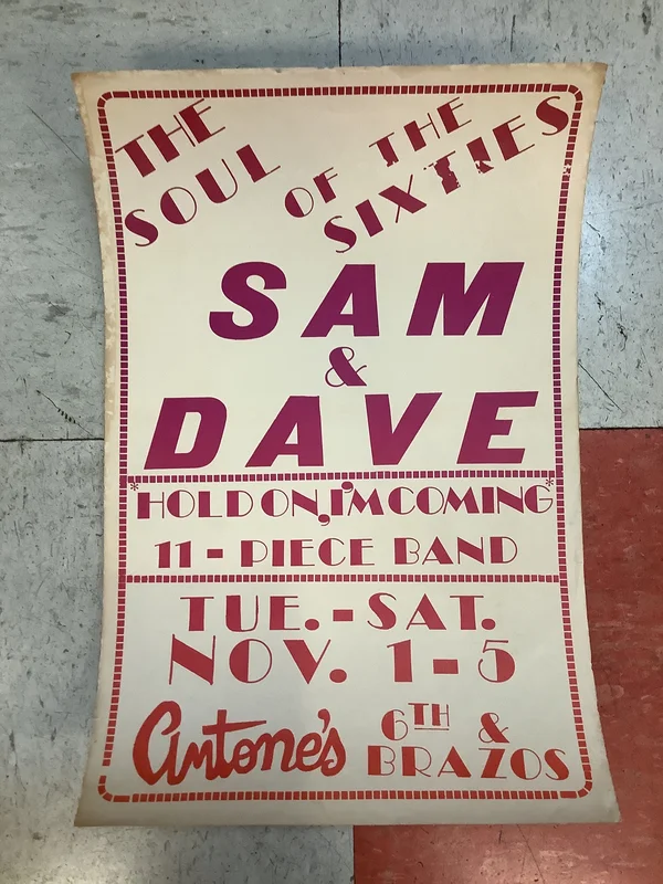 Sam & Dave at Antone's Nightclub (Poster)