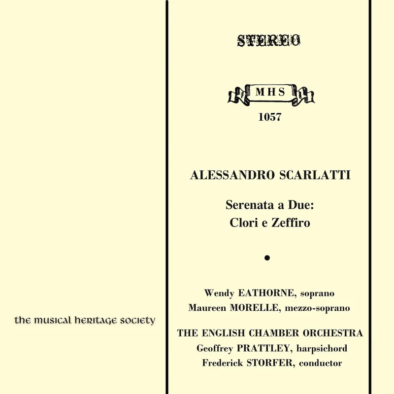 SCARLATTI: Clori e Zeffiro (Serenade a Due) - English Chamber Orchestra, Wendy Eathhorne, Maureen Morelle