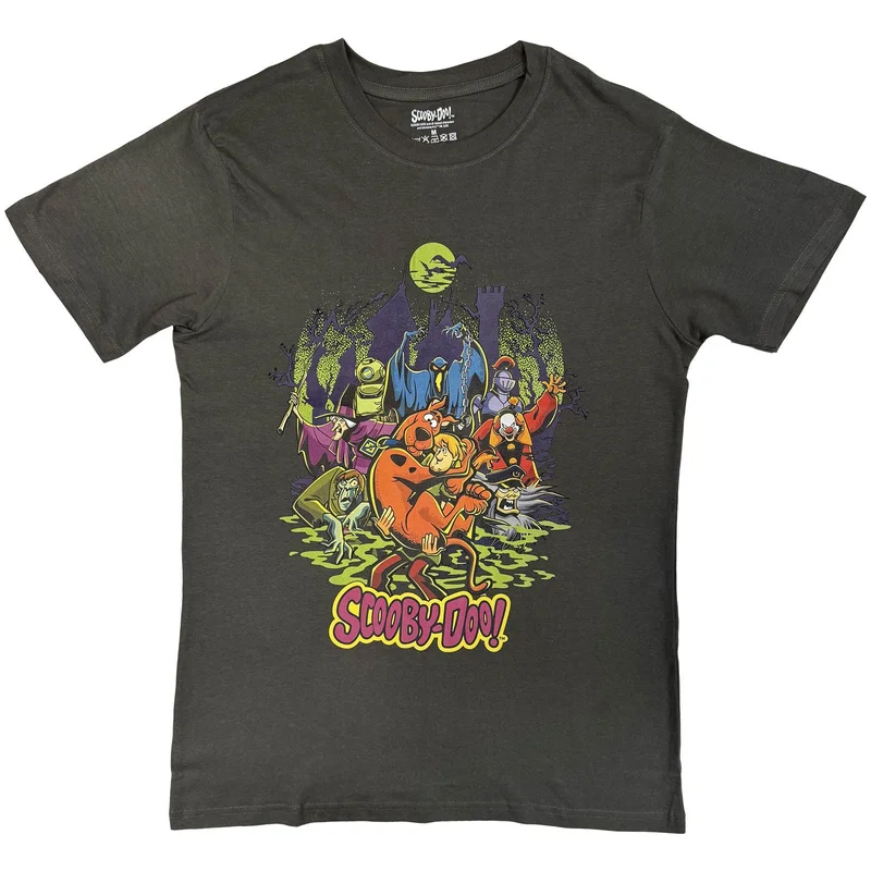 Scooby Doo Unisex T-Shirt: Zombies Charcoal Grey