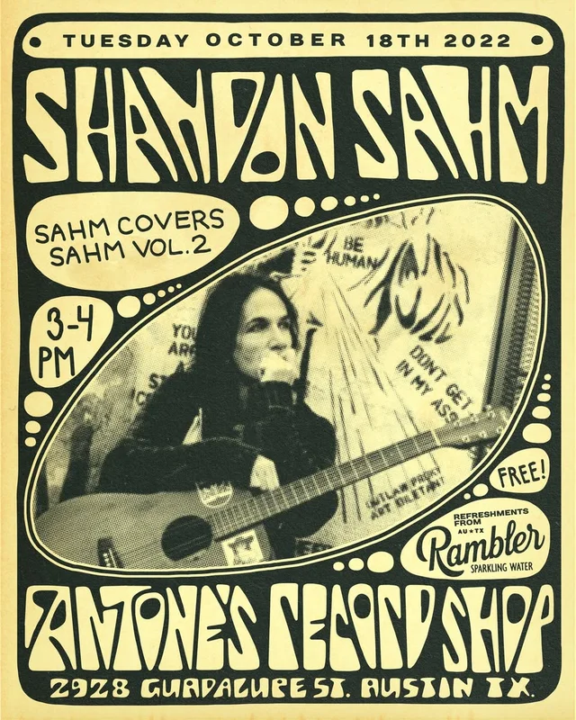Shandon Sahm In-Store - 2022 (Poster)