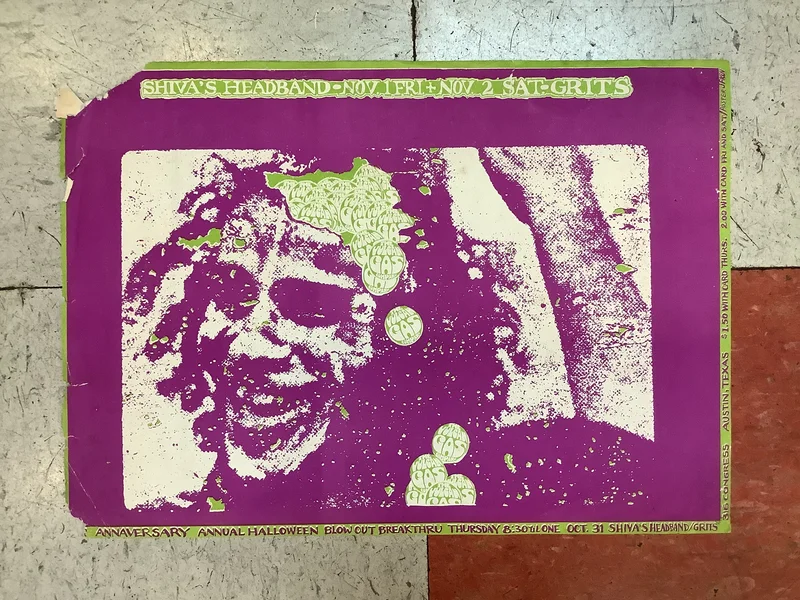 Shiva's Headband and Grits at The Vulcan Gas Company - 1968 (Poster)
