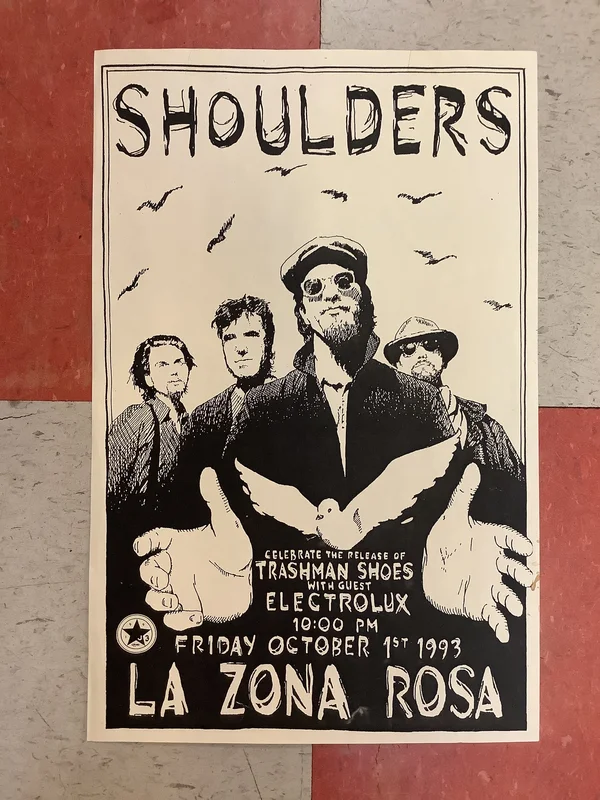 Shoulders at La Zona Rosa - 1993 (Poster)