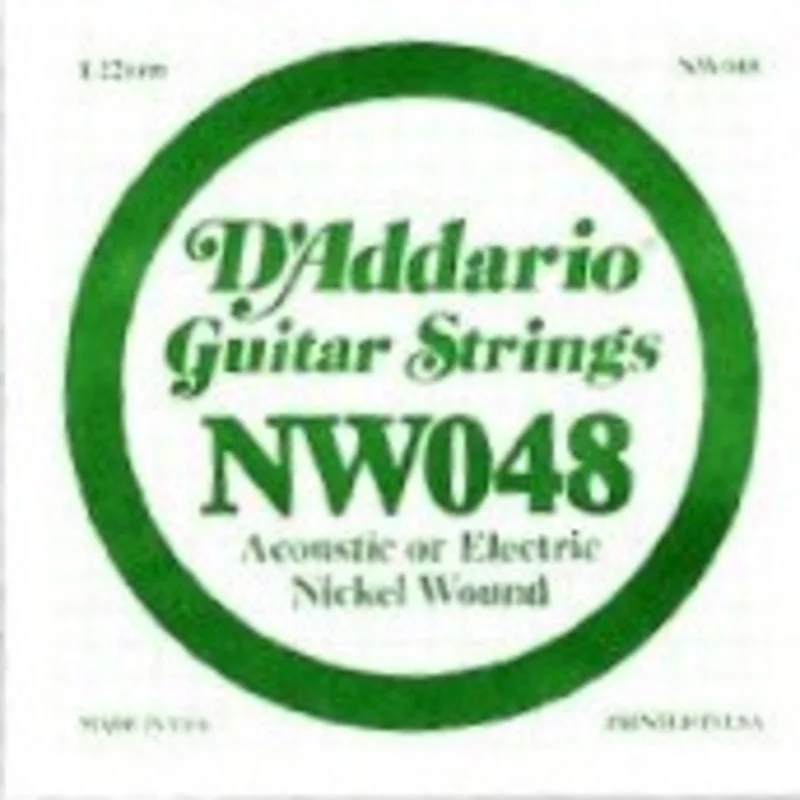 Single Guitar String - D'addario Nw048